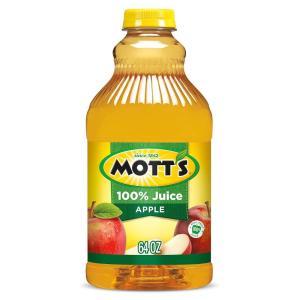 Mott’s 100% Original Apple Juice, 64 Fl Oz Bottle (Pack Of 8), 2 Servings Of Fruit Per Cup, 100% Fruit Juice, Gluten-free, Caffeine-free, Kosher, And Contains No Artificial Colors Or Sweeteners(Original Apple Juice)