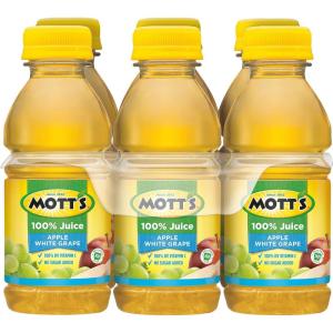 Mott’s 100% Original Apple Juice, 64 Fl Oz Bottle (Pack Of 8), 2 Servings Of Fruit Per Cup, 100% Fruit Juice, Gluten-free, Caffeine-free, Kosher, And Contains No Artificial Colors Or Sweeteners(Apple White Grape)