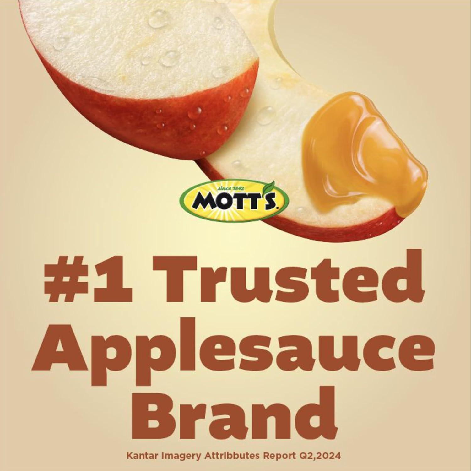 image:imageMotts No Sugar Added Strawberry Applesauce 39 Ounce Cup 6 Count Pack of 12Caramel